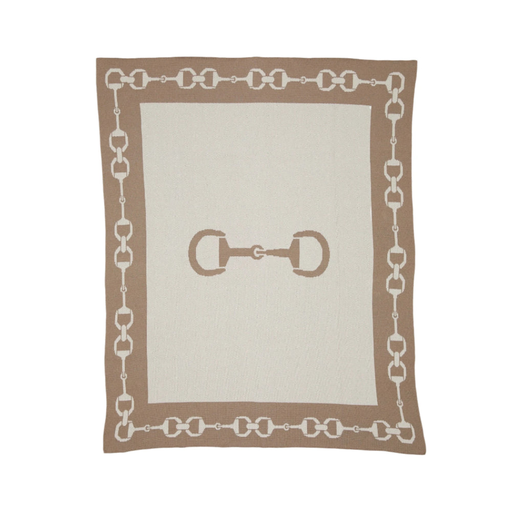 Eco Snaffle Bit Border Throw