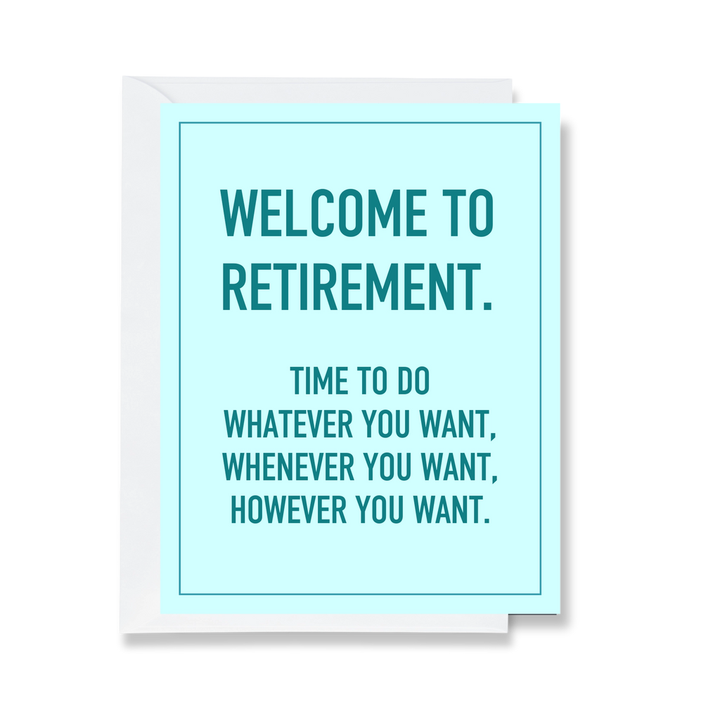 Welcome to Retirement Card