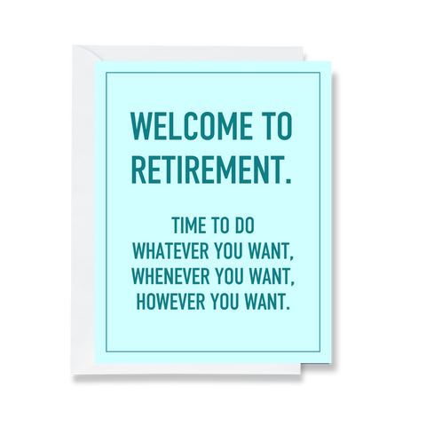 Welcome to Retirement Card