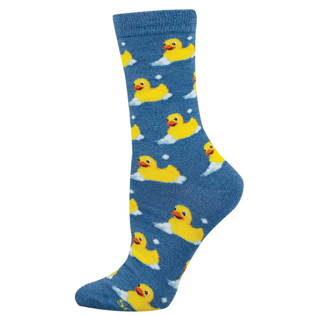 Women's Bubble Up, Rubber Duck Socks
