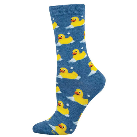 Women's Bubble Up, Rubber Duck Socks