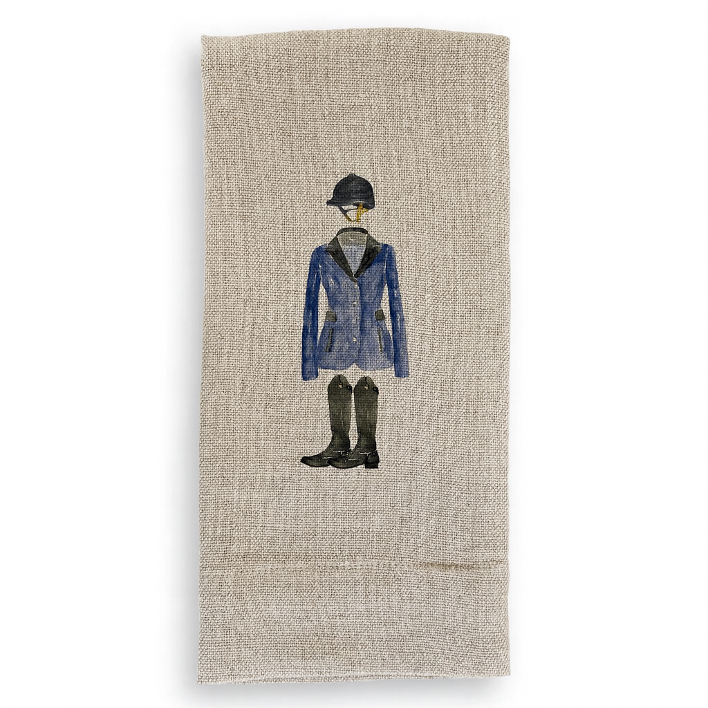 Dressed to Win Tea Towel