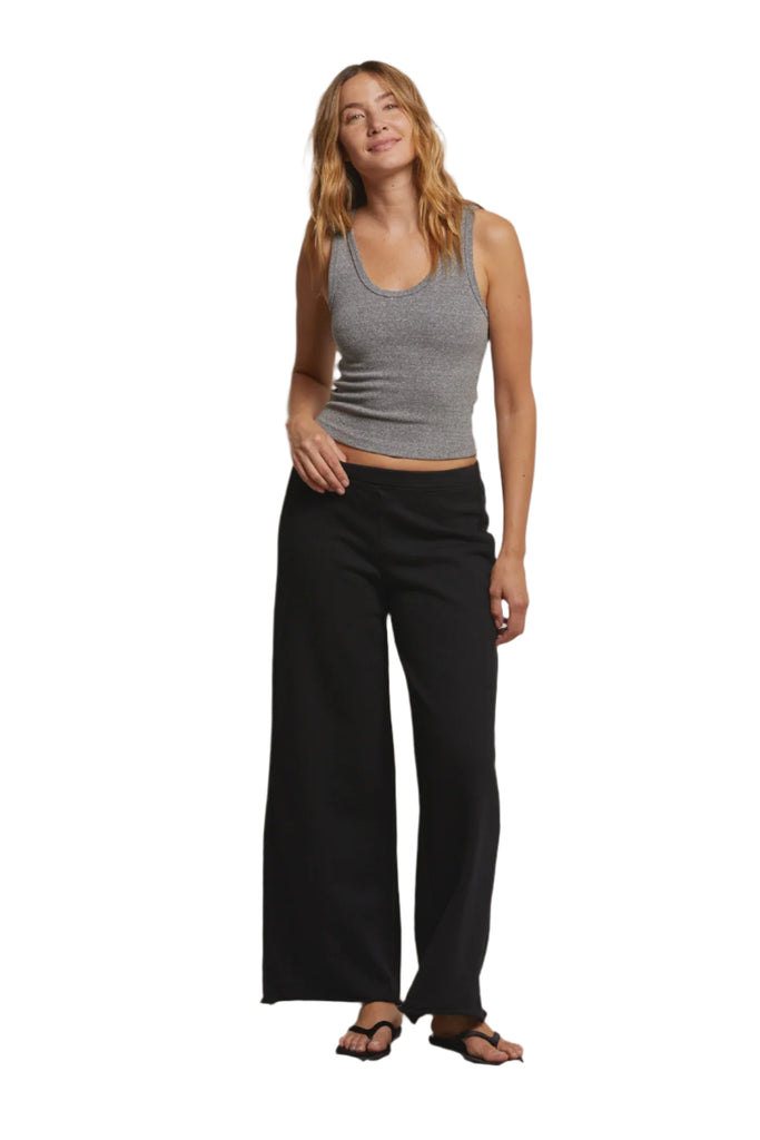 Amber True Black Wide Leg Pant