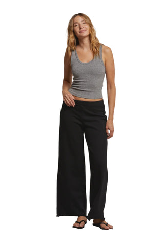 Amber True Black Wide Leg Pant