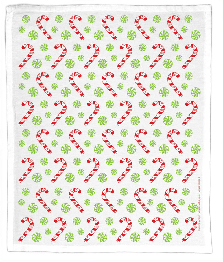 Candy Canes & Peppermints Bar/Tea Towel