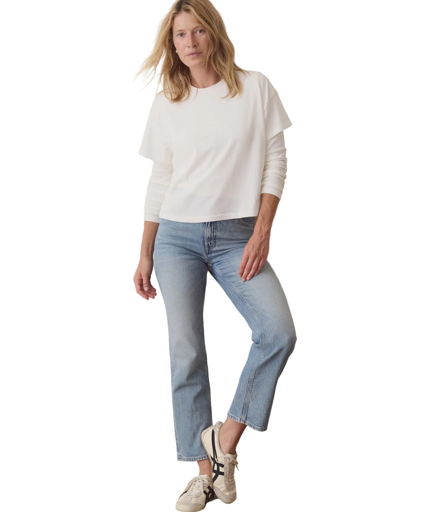 Jersey Crew Bright White T-shirt