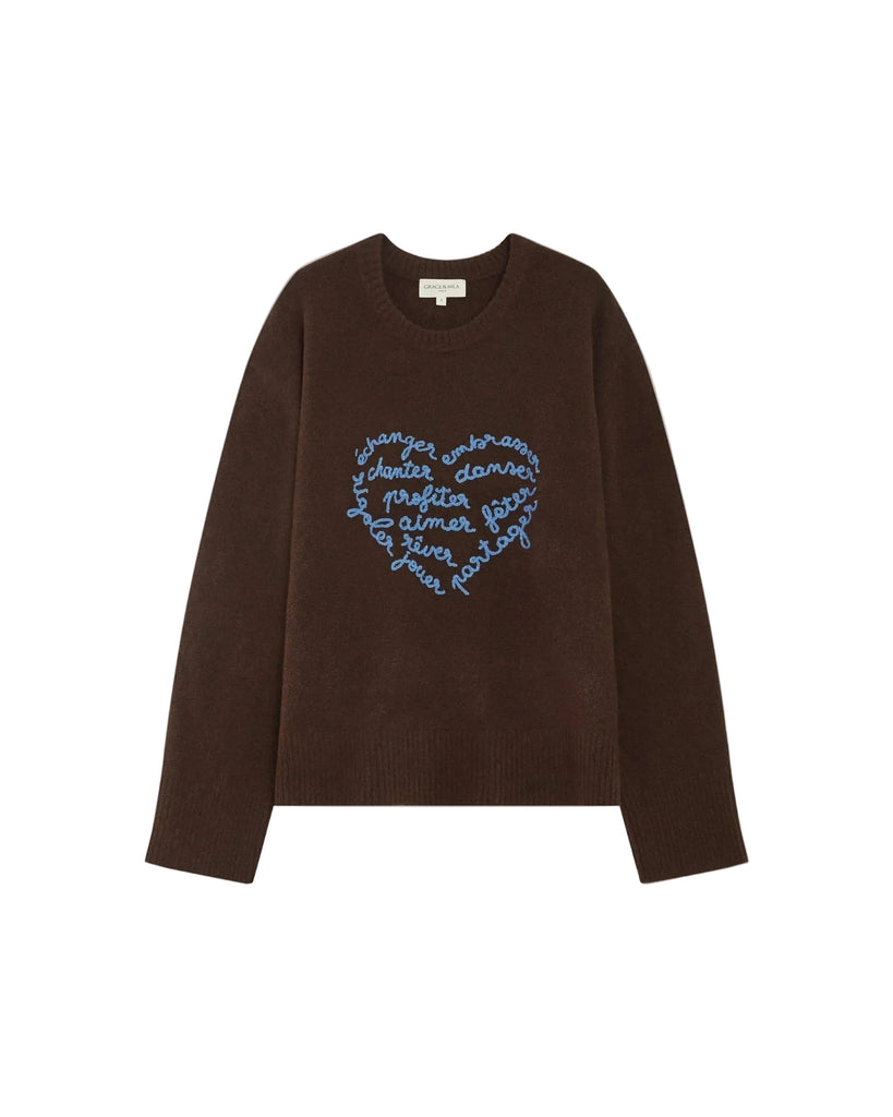 Aubin Chocolate Sweater