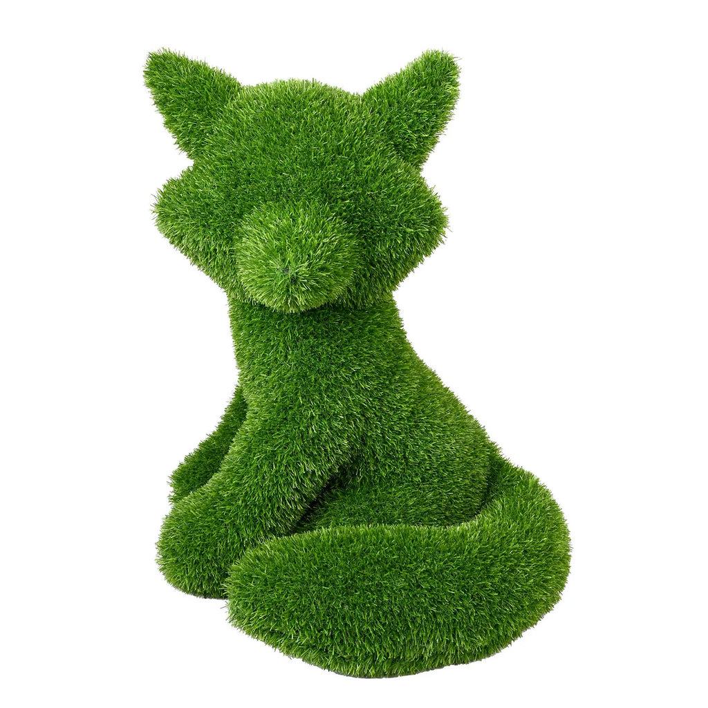 Fuzzy Fox Faux Topiary