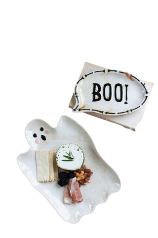 Boo Ghost Serving Platter