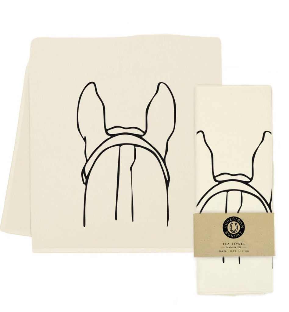 Between the Ears Tea Towel