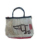 Breton Dog Striped Bag