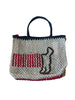 Breton Dog Striped Bag