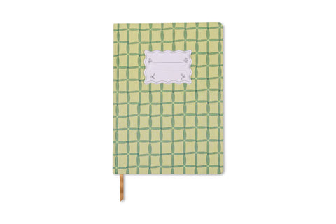 Green Lattice Jumbo Journal