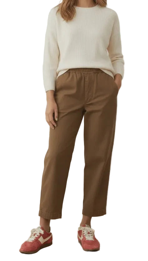 Jessie Tobacco Barrel Leg Pant