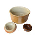 Round Brown Small Pot