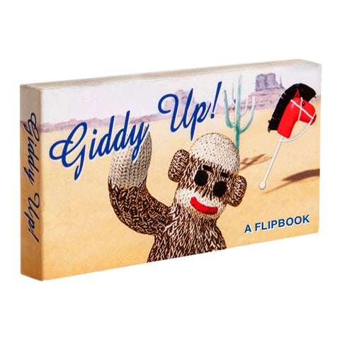Giddyup Sock Monkey Flip Book
