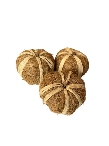 Raffia Pumpkins