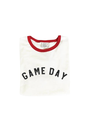 Game Day Red Ringer T-shirt