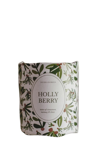 Holly Berry Holiday Candle