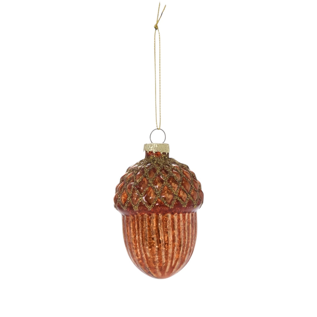 Gilded Acorn Ornament