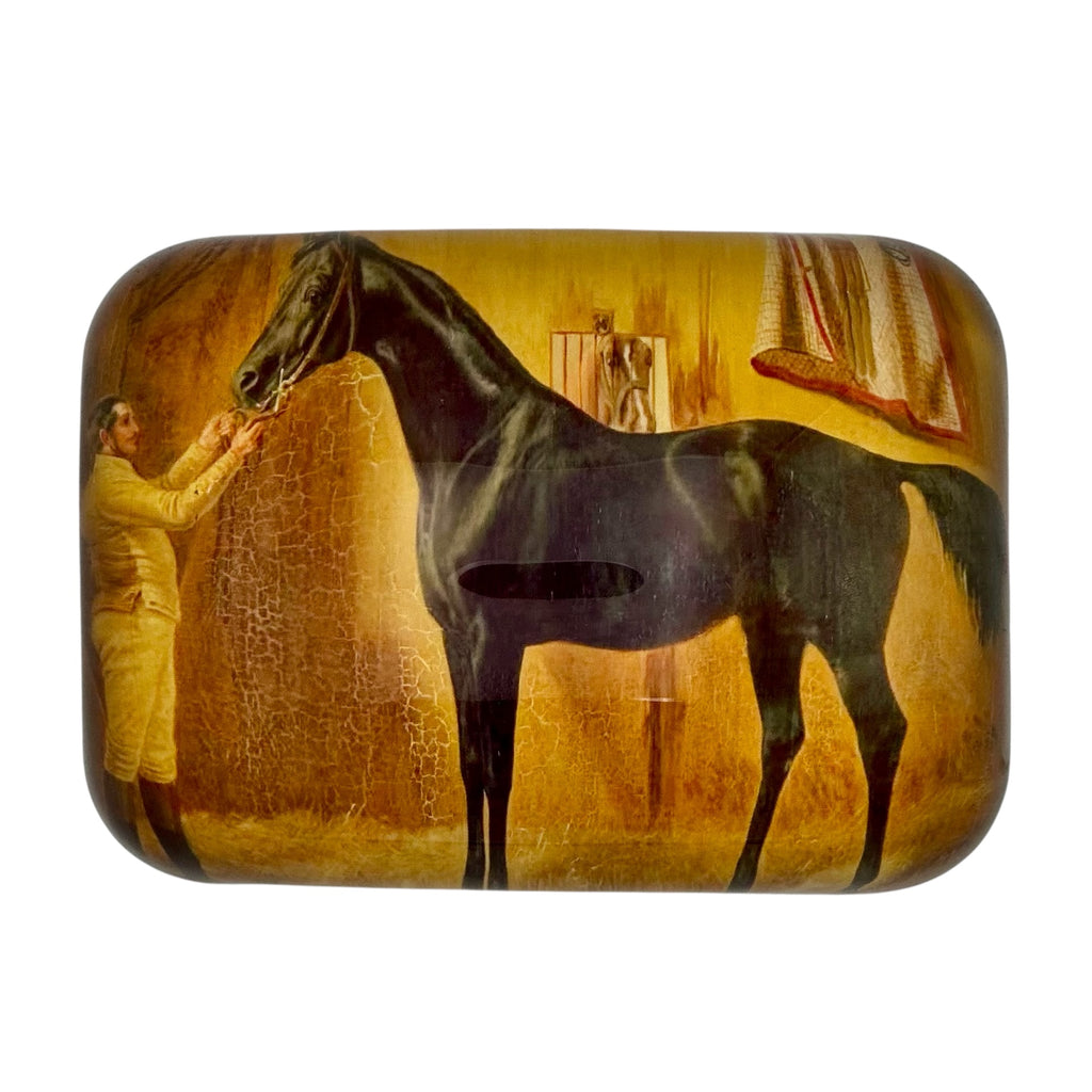 Equestrian Glass Paperweight (2 styles)