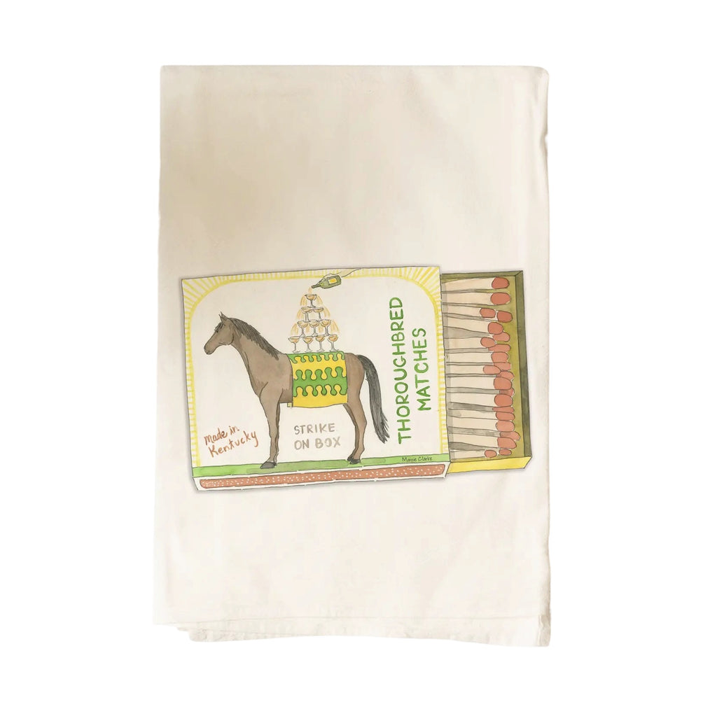Champagne Thoroughbred Tea Towel