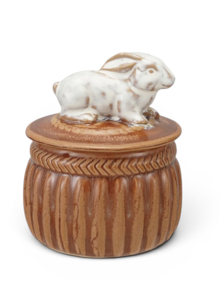 Rabbit Stoneware Salt Cellar