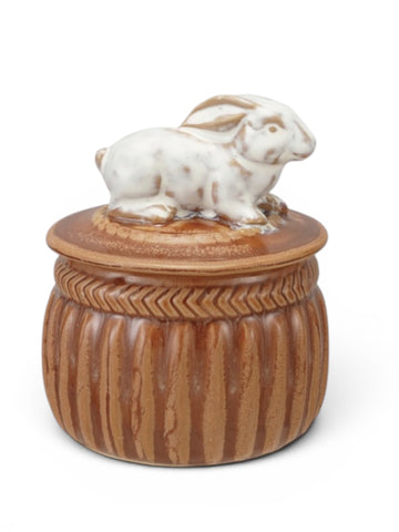 Rabbit Stoneware Salt Cellar