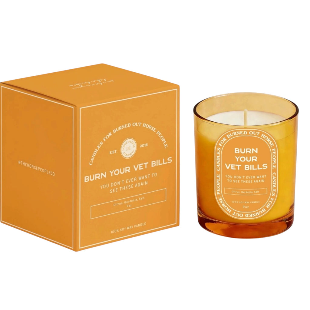 Burn Your Vet Bills Candle
