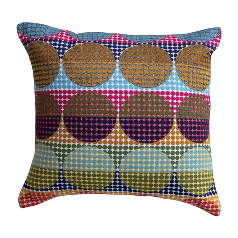 Geometric Circles Indoor/Outdoor Pillow
