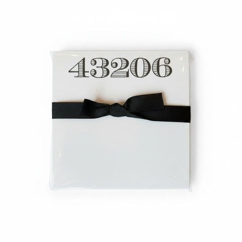 43206 Zip Code Chunky Pad