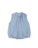 Vanya Blue Stripe Bubble Top