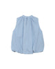 Vanya Blue Stripe Bubble Top