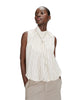 Vanya Cream Stripe Bubble Top