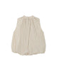 Vanya Cream Stripe Bubble Top