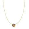 Rainbow Small Disc Necklace