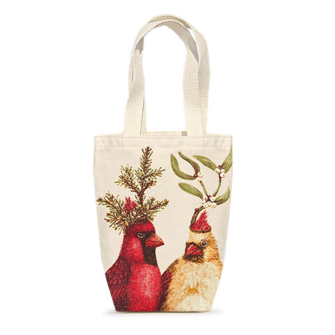 Holiday Bird Party Hats Gift Bag
