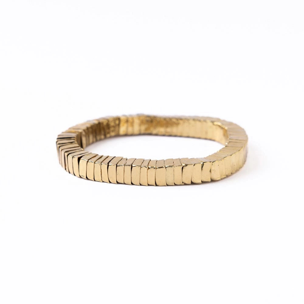 Lucille Brass Stretch Bracelet