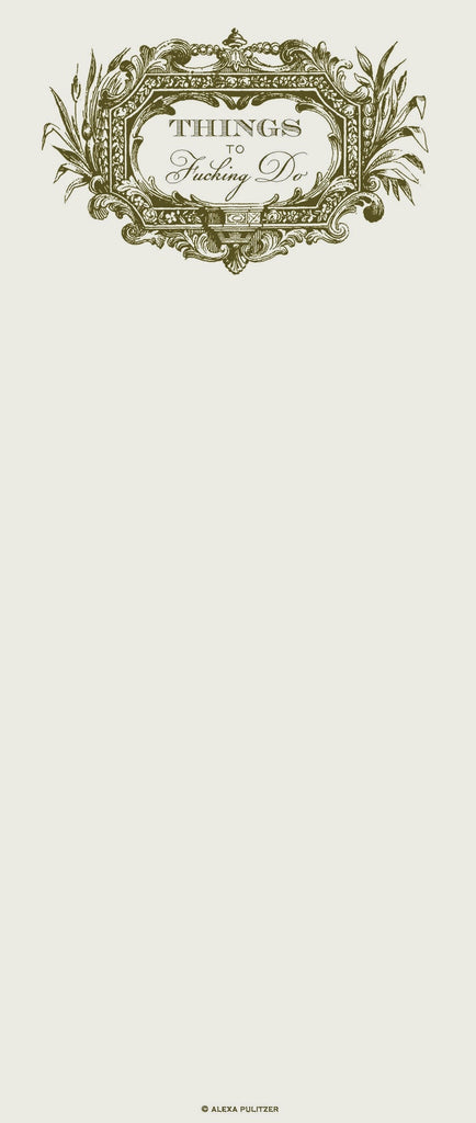 Things to F*ing Do Long Pad