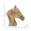 Wood Horse Sculpture
