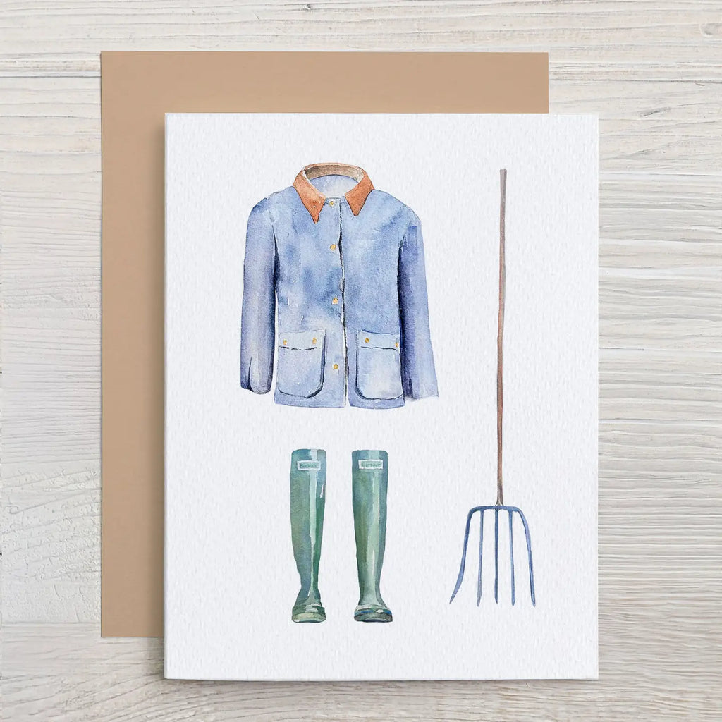Barn Work Greeting Card