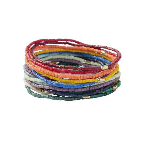 Chelsea 18 Strand Luxe Multicolor Bracelet