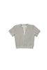 Cleo Heather Gray Terry Short Sleeve