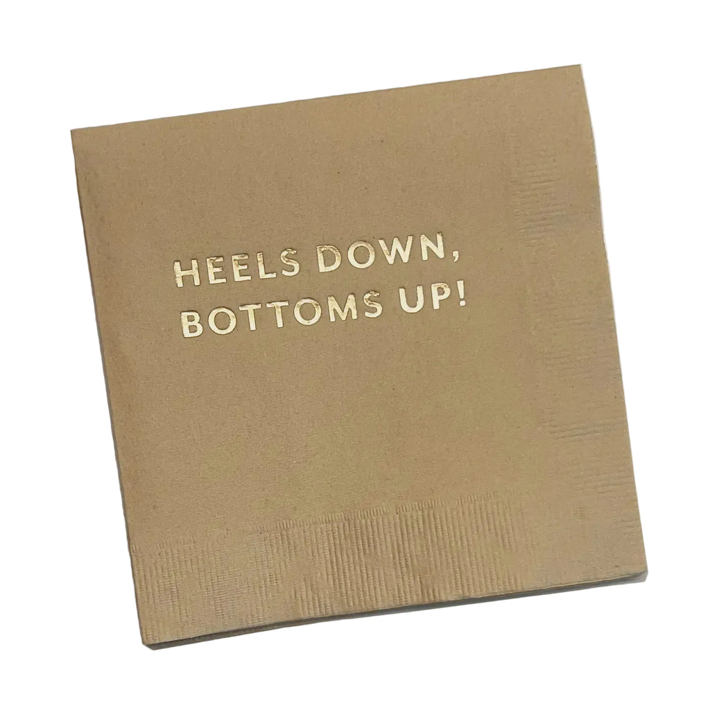 Heels Down, Bottoms Up Cocktail Napkins