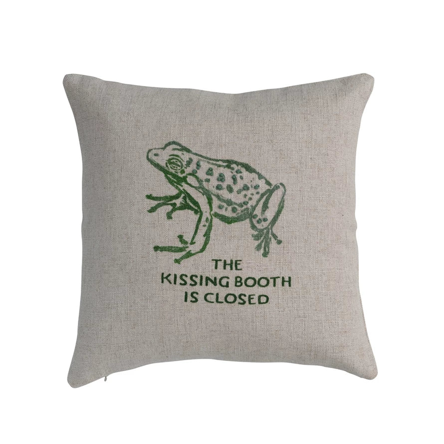Kissing Booth is Closed Pillow
