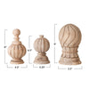 Mango Finials (3 styles)