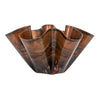 Copper Ruffled Bowl