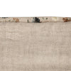 Cream Linen Floral Trim Pillow