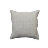 Cream Linen Floral Trim Pillow