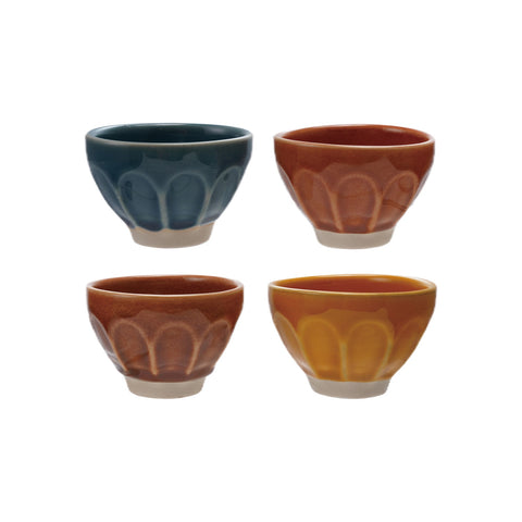 Stoneware Pinch Pots ( 4 colors)